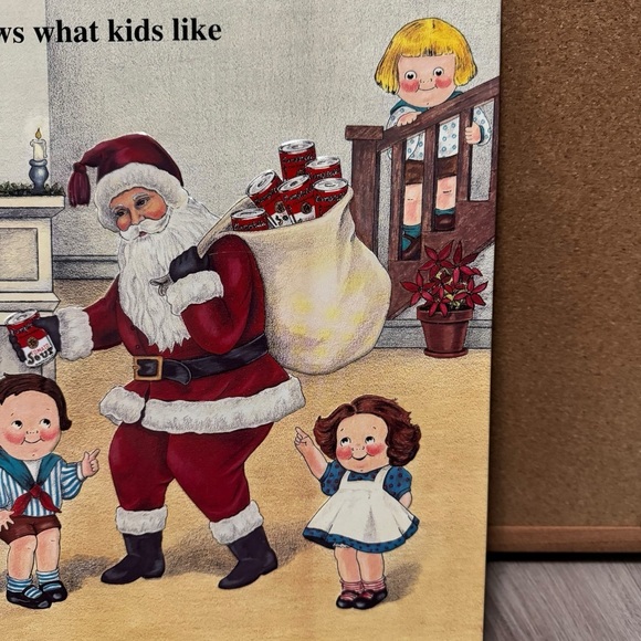 1993 Campbell’s Soup Sign #19 Santa AAA Metal Decor - Picture 6 of 10